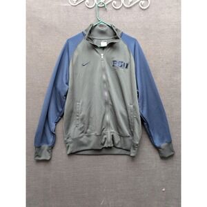 Nike Track Jacket PSU Gray/Blue Nike Swoosh Penn State Coat Men's Size XL